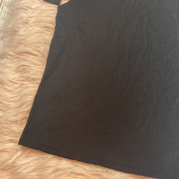 NWT Nation LTD Lark Muscle Tank with Voile Ties in Jet Black sz S - Picture 7 of 12